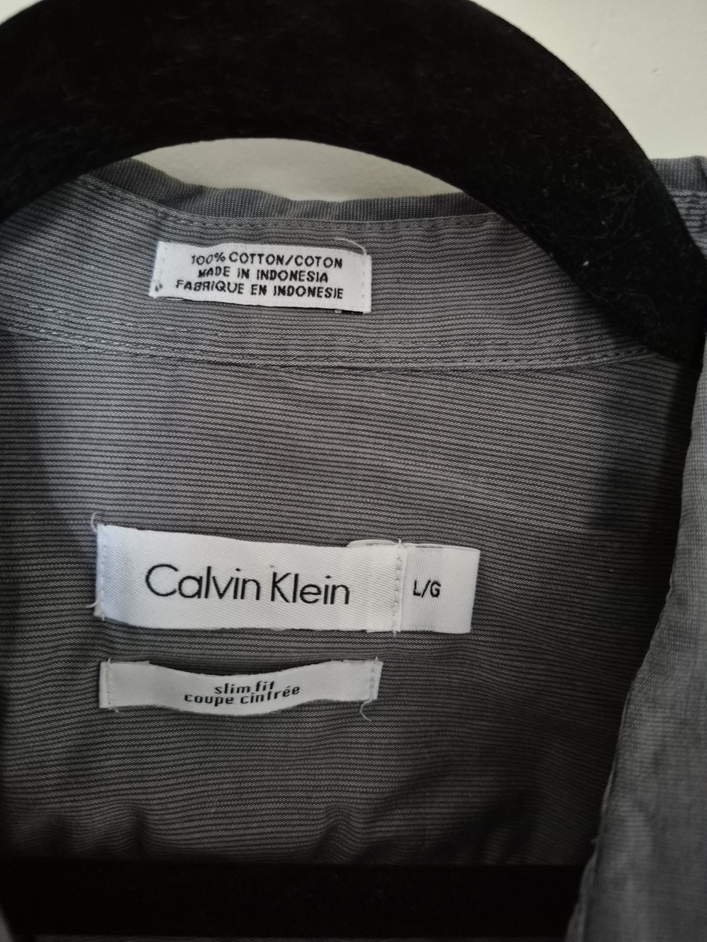 Calvin Klein Men's Slim Fit Gray Pants